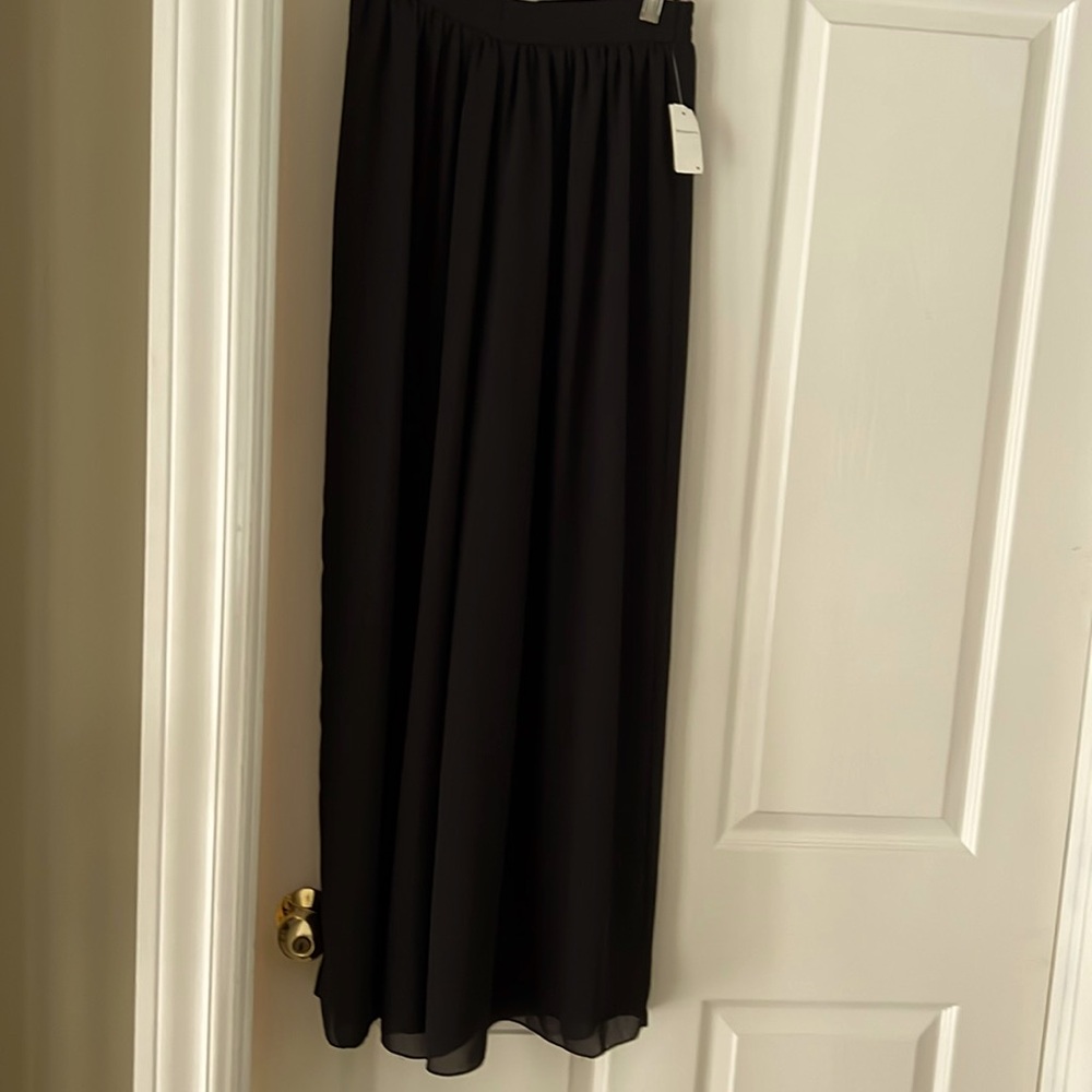 Karen Lawrence black, fully lined palazzo pants